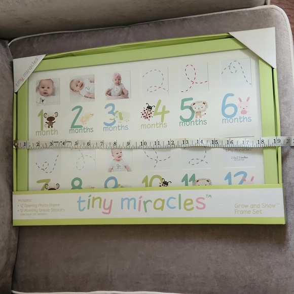 Tiny Miracles Birth thru 12 month Baby Photo Frame. NWT - Picture 7 of 8